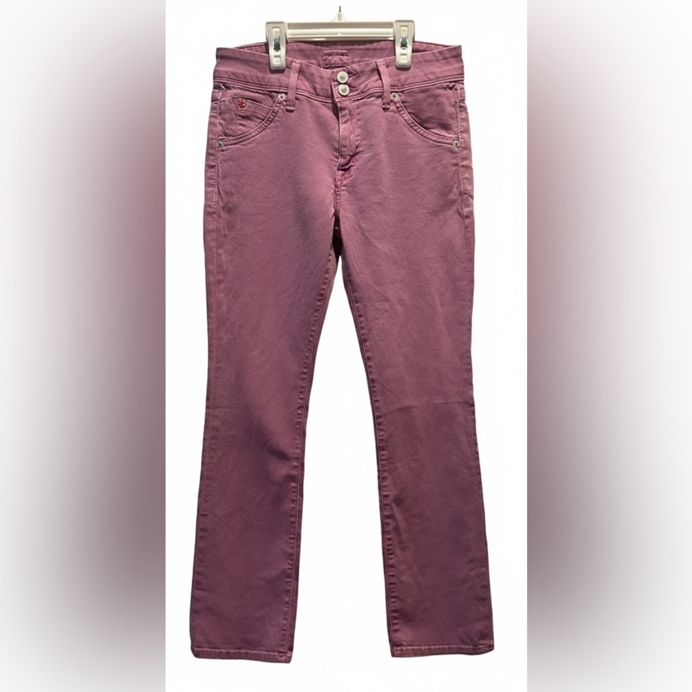HUDSON Beth Baby Bootcut Jeans Lavender Purple Flap Pocket Size 26 NWOT